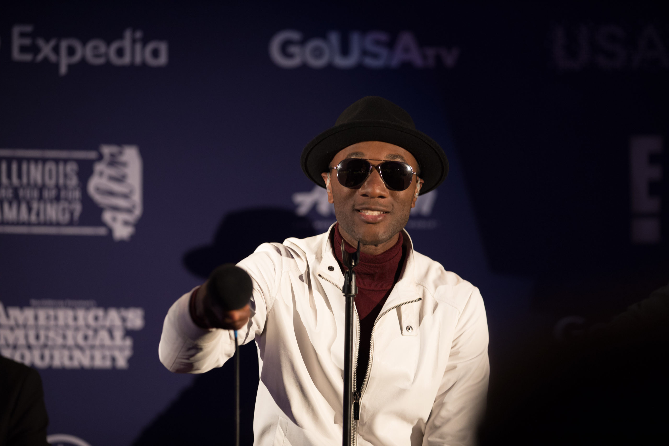 Aloe Blacc performing live at The Science Museum