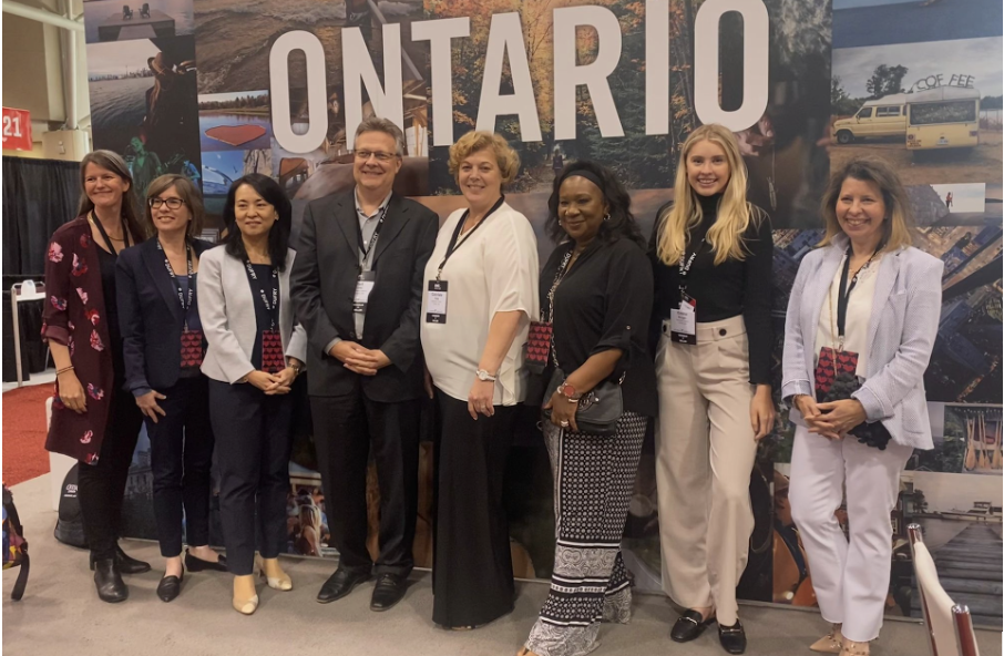 Team standing for Destination Ontario UK Trade Representation